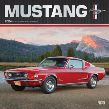 Calendar Mustang 2024 Square Foil Book