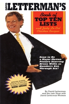 Paperback David Letterman's Book of Top Ten Lists: and Zesty Lo-Cal Chicken Recipes Book