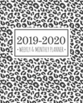 Paperback 2019-2020 Weekly & Monthly Planner: Diary Agenda Calendar Schedule Organizer - Black & White Leopard Cheetah Print - Sept 2019 through December 2021 Book