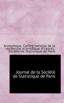 Paperback Journal de La Soci T de Statistique de Paris Book