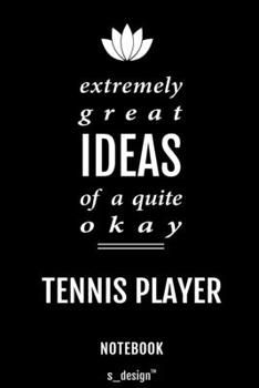 Paperback Notebook for Tennis Players / Tennis Player: awesome handy Note Book [120 blank lined ruled pages] Book