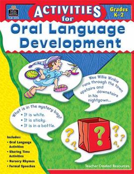 Paperback Activities for Oral Language Development Book