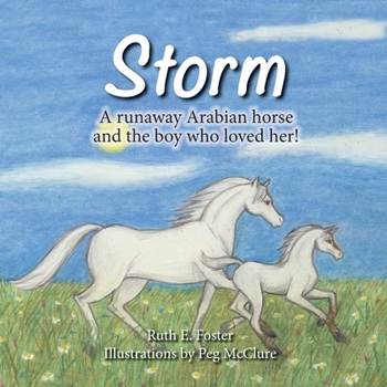 Paperback Storm: A runaway Arabian horse and the boy who loved her! Book