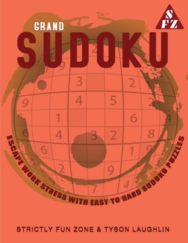 Paperback Grand Sudoku: Escape Work Stress With Easy to Hard Sudoku Puzzles Book