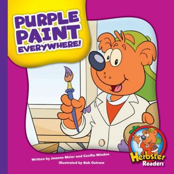 Library Binding Purple Paint Everywhere! Book