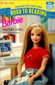 Library Binding Barbie.com Kitty's Surprise Book