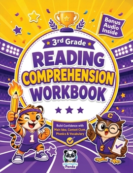 Paperback 3rd Grade Reading Comprehension Activity Workbook: Learning Common Core Themes, Characters & Settings Context Clues, Main Ideas & Phonics Spelling Wee Book