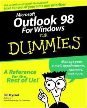 Paperback Microsoft Outlook 98 for Dummies Book