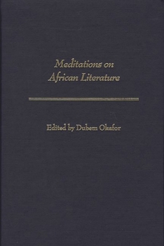 Hardcover Meditations on African Literature Book