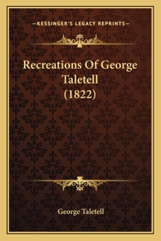 Paperback Recreations Of George Taletell (1822) Book
