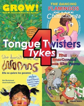 Paperback 4 Tongue Twisters for Tykes: Food & Animal Humor for Kids Book