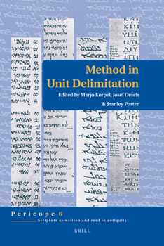 Hardcover Method in Unit Delimitation Book