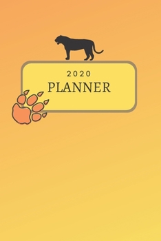 Paperback 2020 Planner: Daily And Monthly Planner Organizer With Tiger, To-Do Journal, Plan Holidays Diary Notebook For Taking Notes In 2020 ( Book