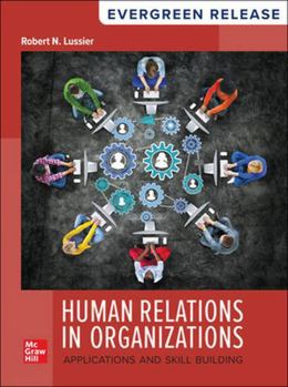 Hardcover Mhe High School Human Relations in Organizations: Applications and Skill Building Book