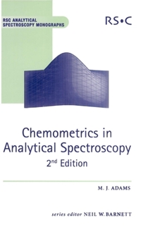 Hardcover Chemometrics in Analytical Spectroscopy Book