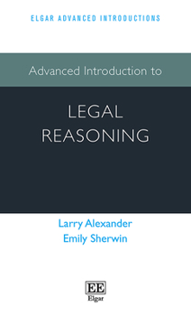 Paperback Advanced Introduction to Legal Reasoning Book