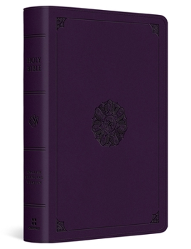 Imitation Leather ESV Large Print Bible (Trutone, Lavender, Emblem Design) Book