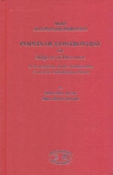 Hardcover Points of Controversy Or Subjects of Discourse: A Translation of the Kathavatthu from the Abhidhamma-Pitaka Book