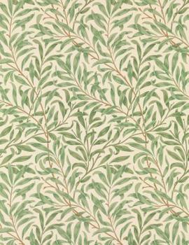 Paperback Willow Bough, William Morris. Ruled Journal: 150 Lined / Ruled Pages, 8,5x11 Inch (21.59 X 27.94 CM) Soft Cover / Paperback Book