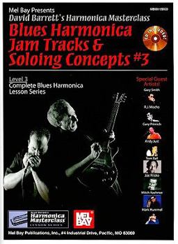 Paperback Blues Harmonica Jam Tracks & Soloing Concepts #3 [With CD (Audio)] Book