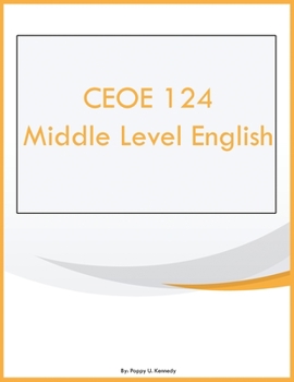 Paperback CEOE 124 Middle Level English Book