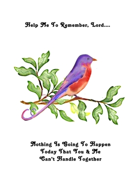 Paperback Help Me To Remember Lord: Large Lined Journal 8.5 x 11 Bird Cover Book