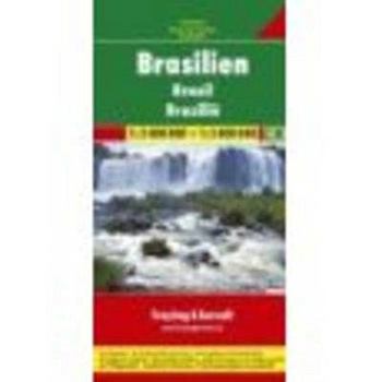 Map Brazil, road map 1:2,000,000 - 1:3,000,000 Book