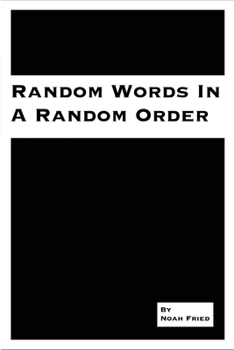 Paperback Random Words In A Random Order Book
