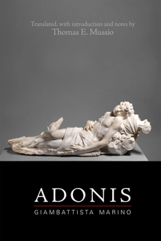 Hardcover Giambattista Marino: Adonis: Volume 553 Book