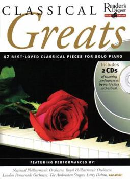 Paperback Classical Greats: Reader's Digest Piano Library Book/2-CD Pack [With 2 CDs] Book