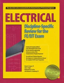 Paperback Electrical Discipline-Specific Review for the FE/EIT Exam Book