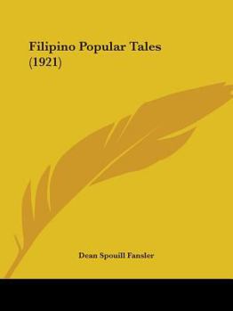 Paperback Filipino Popular Tales (1921) Book