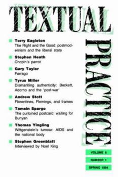 Textual Practice: Volume 8, Number 3, Winter 1994
