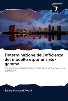 Paperback Determinazione dell'efficienza del modello esponenziale-gamma [Italian] Book