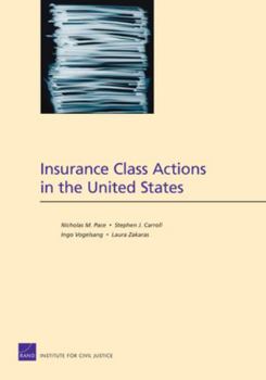 Paperback Insurance Class Actions in the United States Book