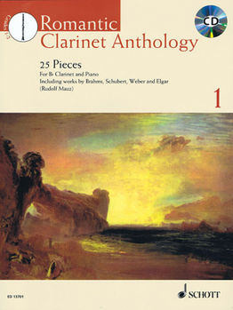 Paperback Romantic Clarinet Anthology - Volume 1: 25 Pieces for Clarinet and Piano Book