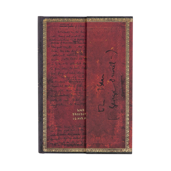 Misc. Orwell, Nineteen Eighty-Four Mini Unlined Hardcover Journal, 176pg, 85gsm by Paperblanks (Embellished Manuscripts Collection) Book