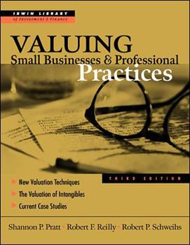 Hardcover Valuing Small Businesses and Professional Practices Book