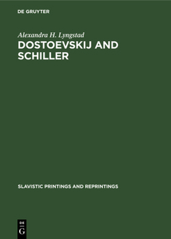 Hardcover Dostoevskij and Schiller Book