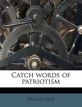 Paperback Catch Words of Patriotism Book