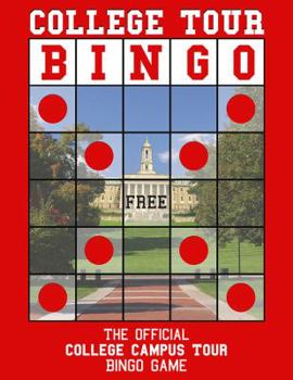 Paperback College Tour Bingo: The Official College Campus Tour Bingo Game Book