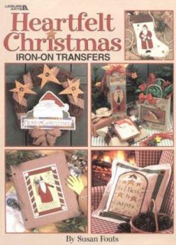 Paperback Heartfelt Christmas Iron-On Transfers Book