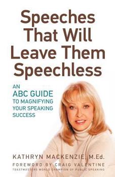 Paperback Speeches That Will Leave Them Speechless: An ABC Guide to Magnifying Your Speaking Success Book