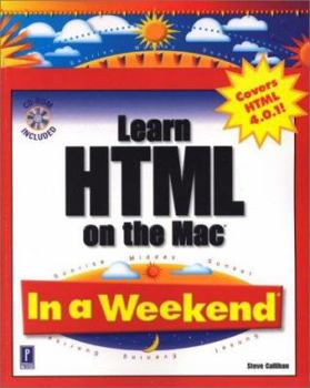 Paperback Learn HTML on the Mac Iaw W/CD [With CDROM] Book