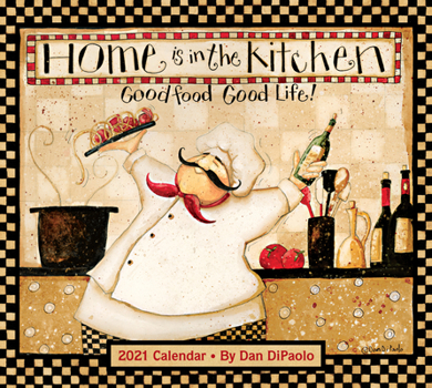 Calendar Home Is in the Kitchen 2021 Deluxe Wall Calendar Book