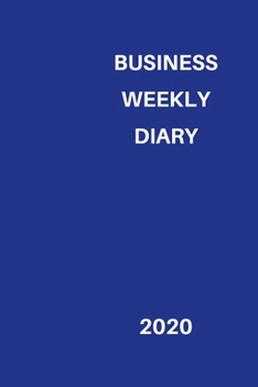 Paperback Business Weekly Diary 2020: 6x9 week to a page diary planner. 12 months monthly planner, weekly diary & lined paper note pages. Perfect for teache Book