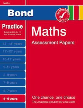 Paperback Bond Maths Assessment Papers 5-6 Years Book