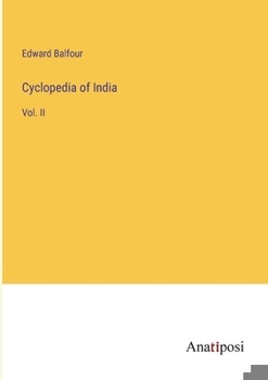 Paperback Cyclopedia of India: Vol. II Book