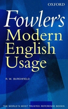 Hardcover Fowler's Modern English Usage Book