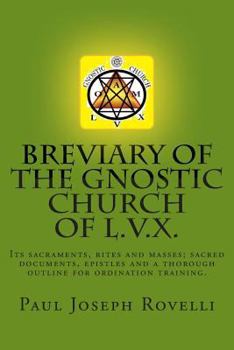Paperback Breviary of the Gnostic Church of L.V.X. Book